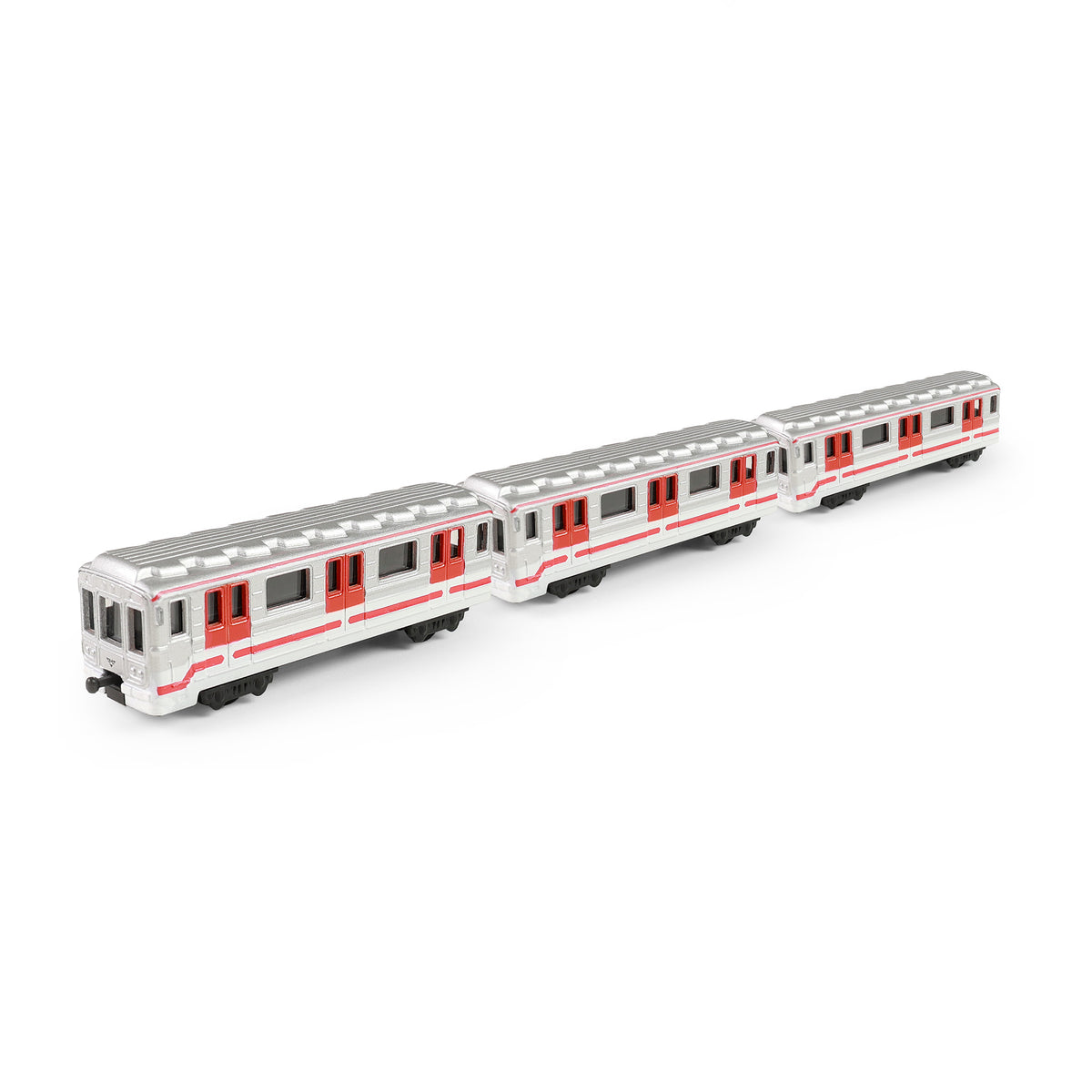 Prague Metro metal train set mini 8 cm / Pražské metro