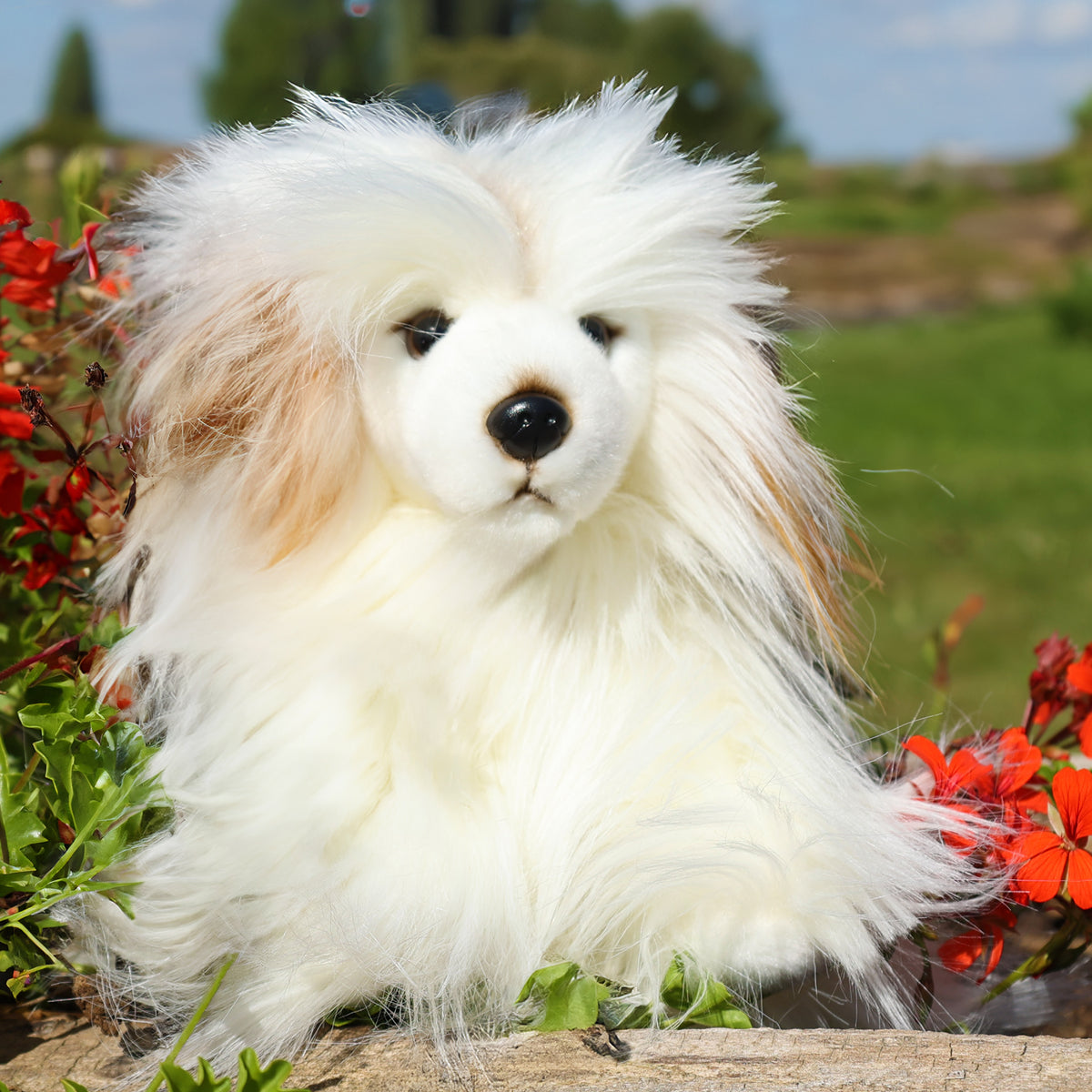 Plush Chinese Crested dog 30 cm