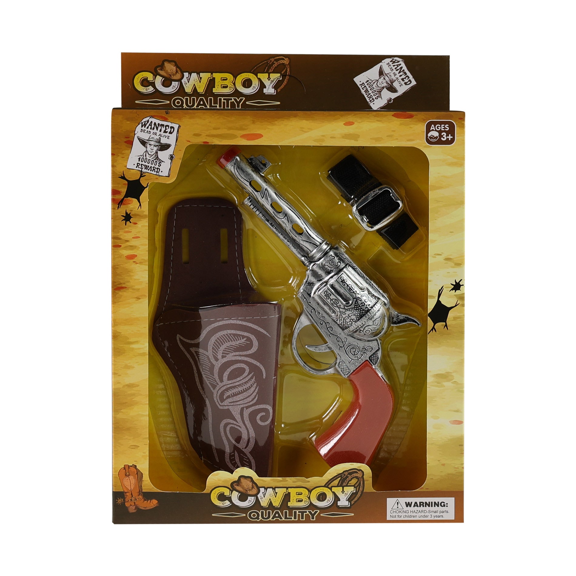 Cowboy toy gun set with holster