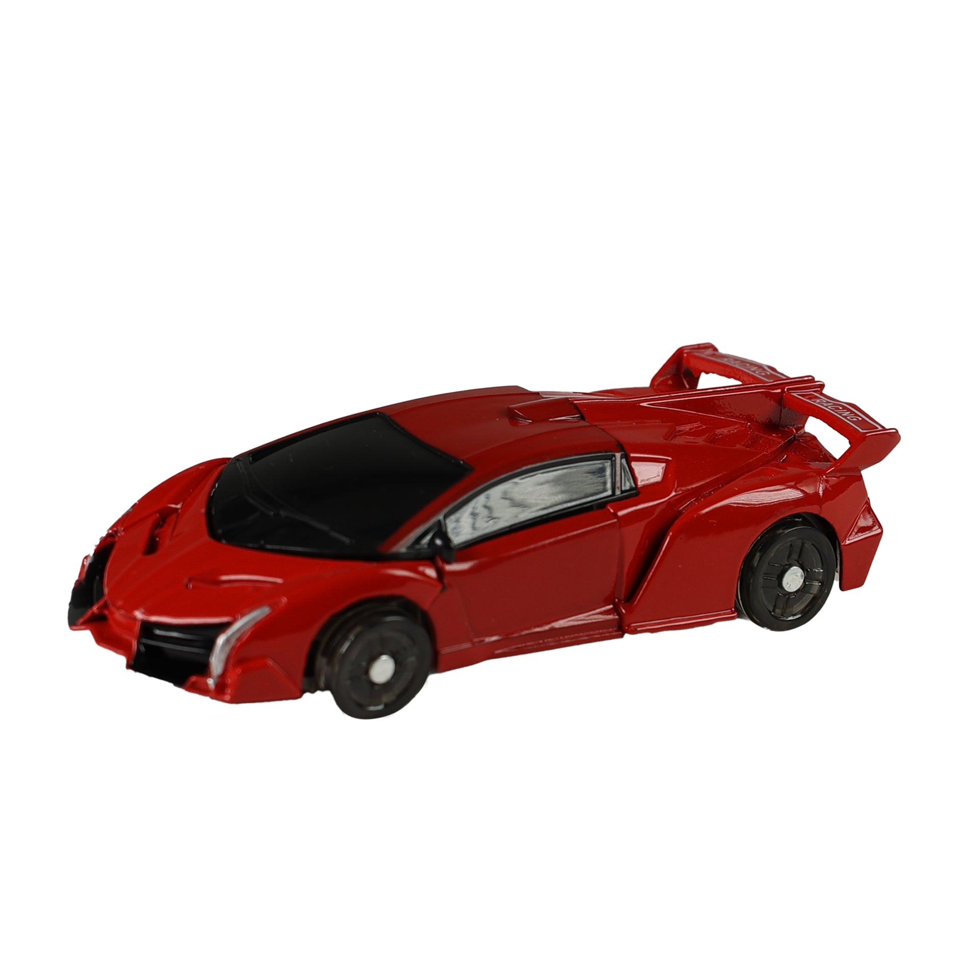 Transforming robot car metal/plastic 9 cm