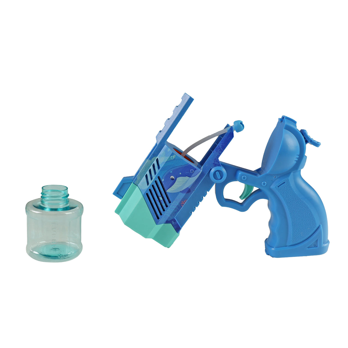 Blue Bubble Gun with Light