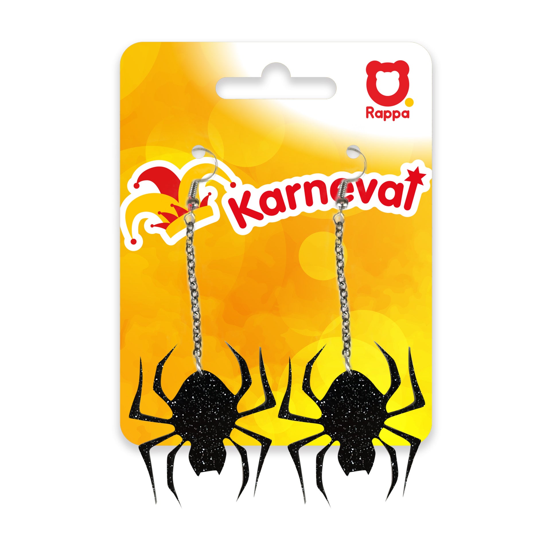 Spider Witch Halloween Earrings