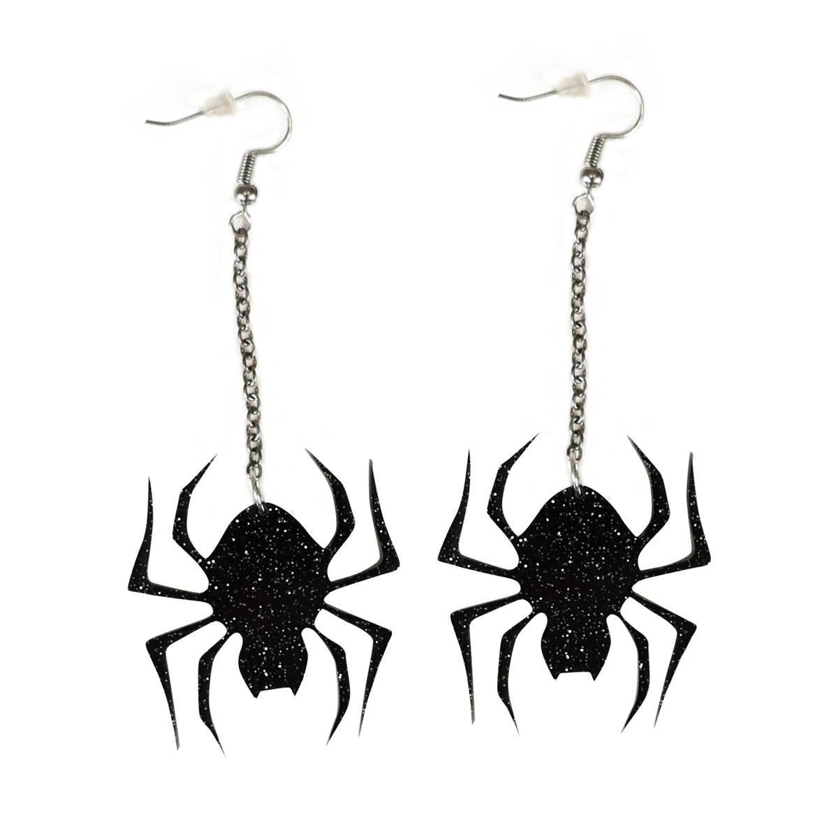 Spider Witch Halloween Earrings
