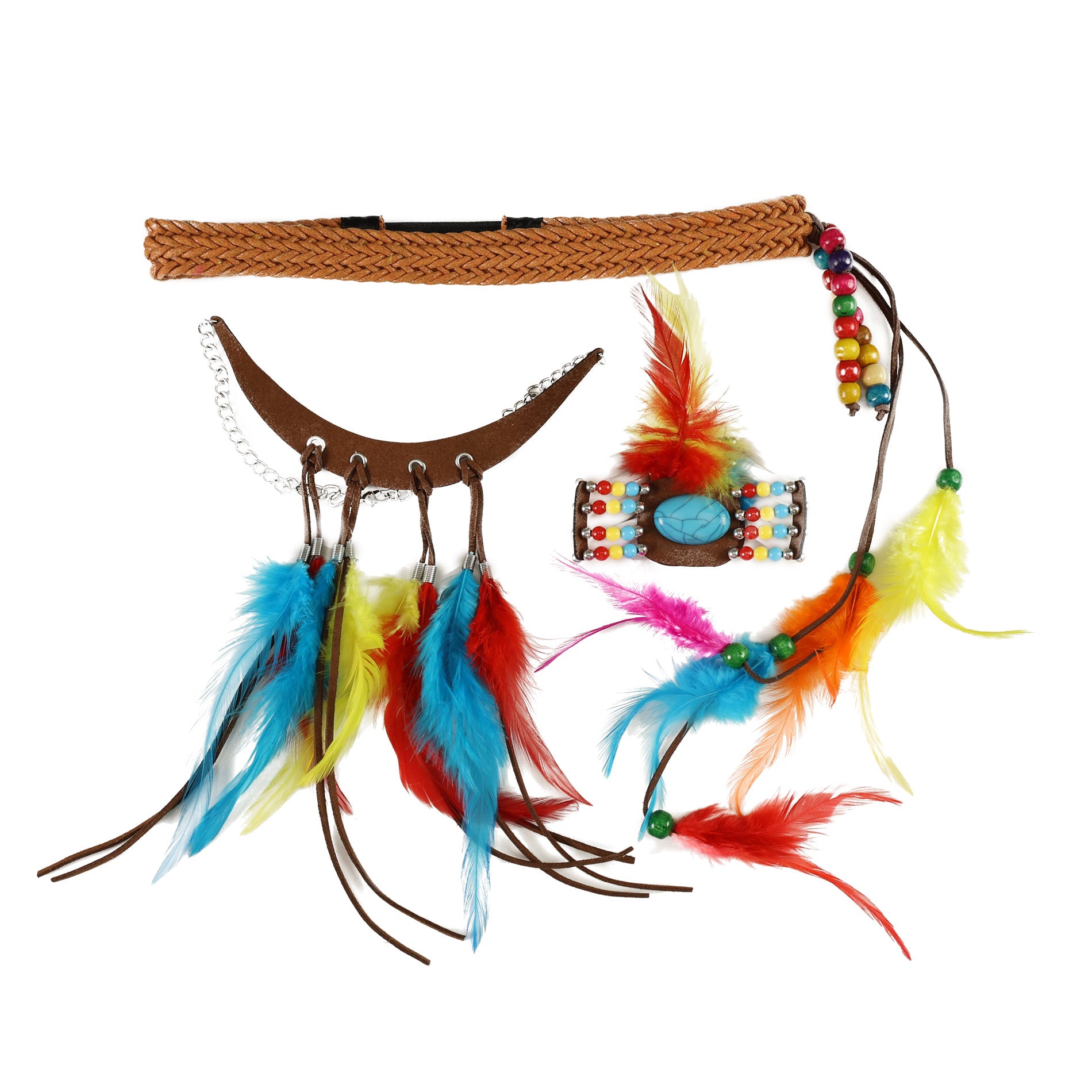 Indian costume accessory set 3 pcs for adults