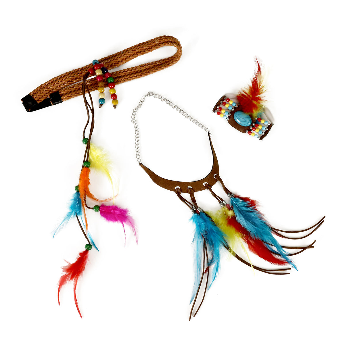 Indian costume accessory set 3 pcs for adults