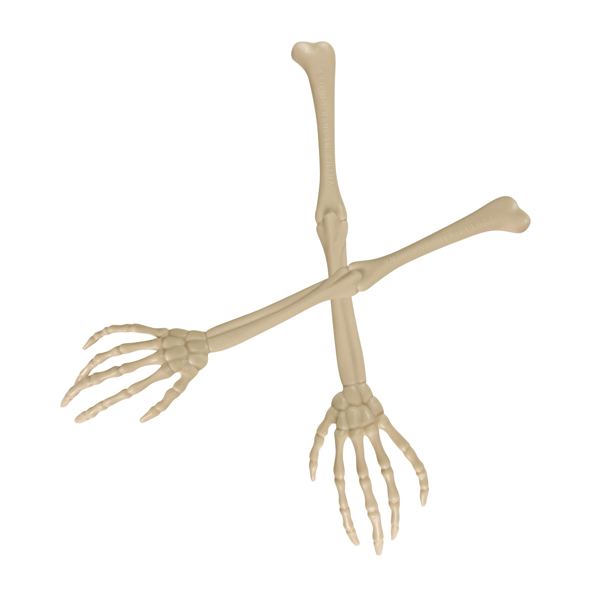 Hand skeleton decorations 2 pcs, 36 cm