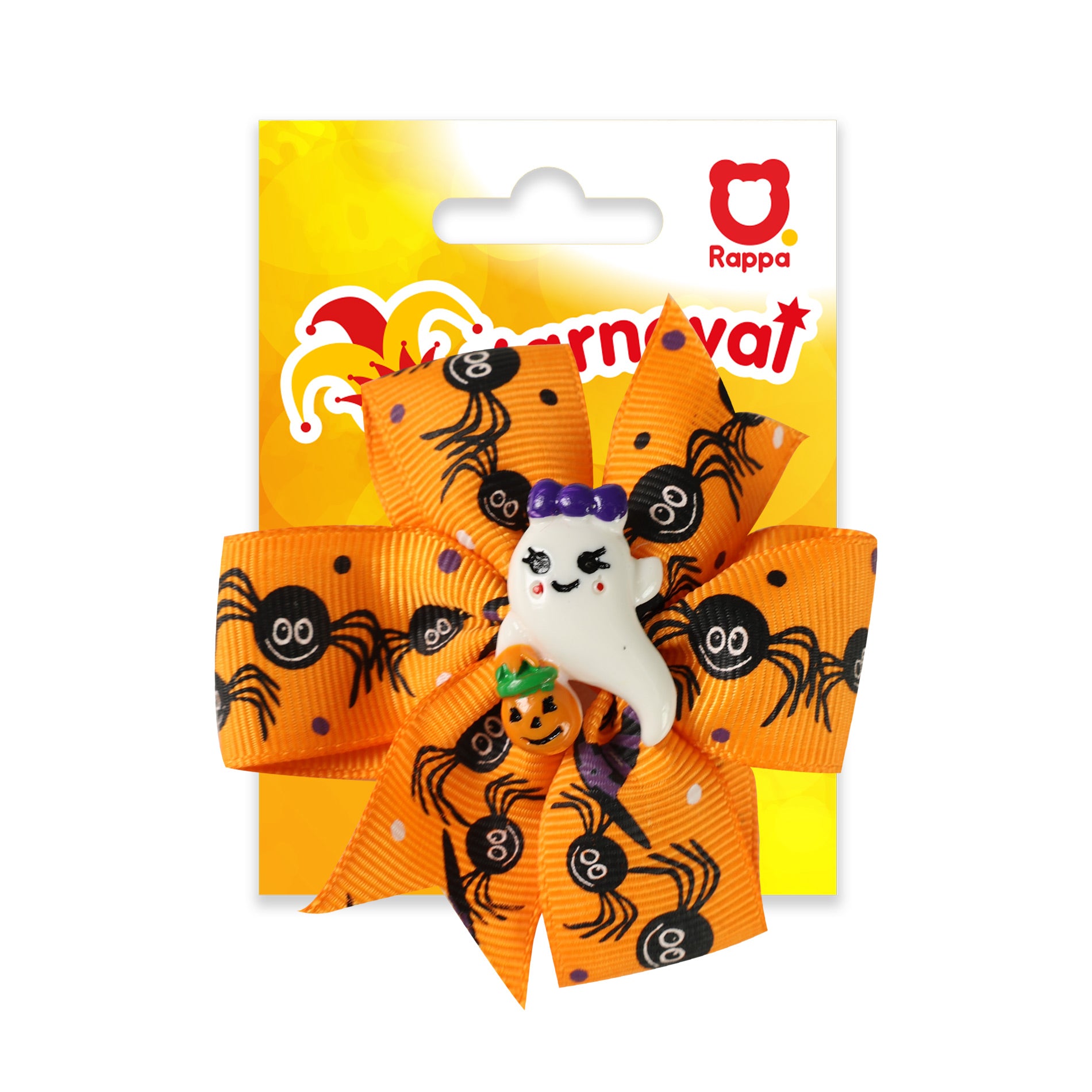 Orange Ghost Hair Clip for Halloween Costume