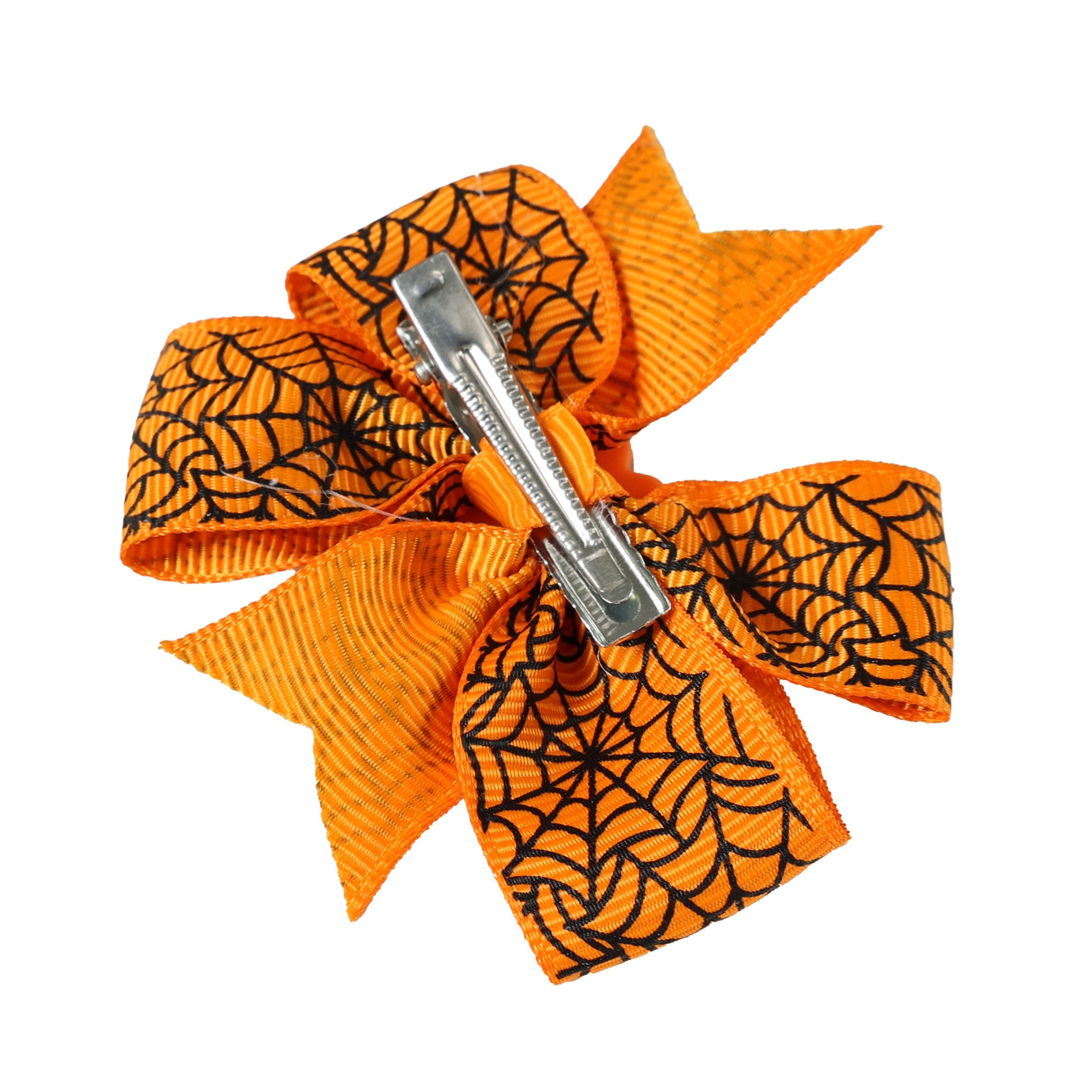 Orange Pumpkin Hair Clip