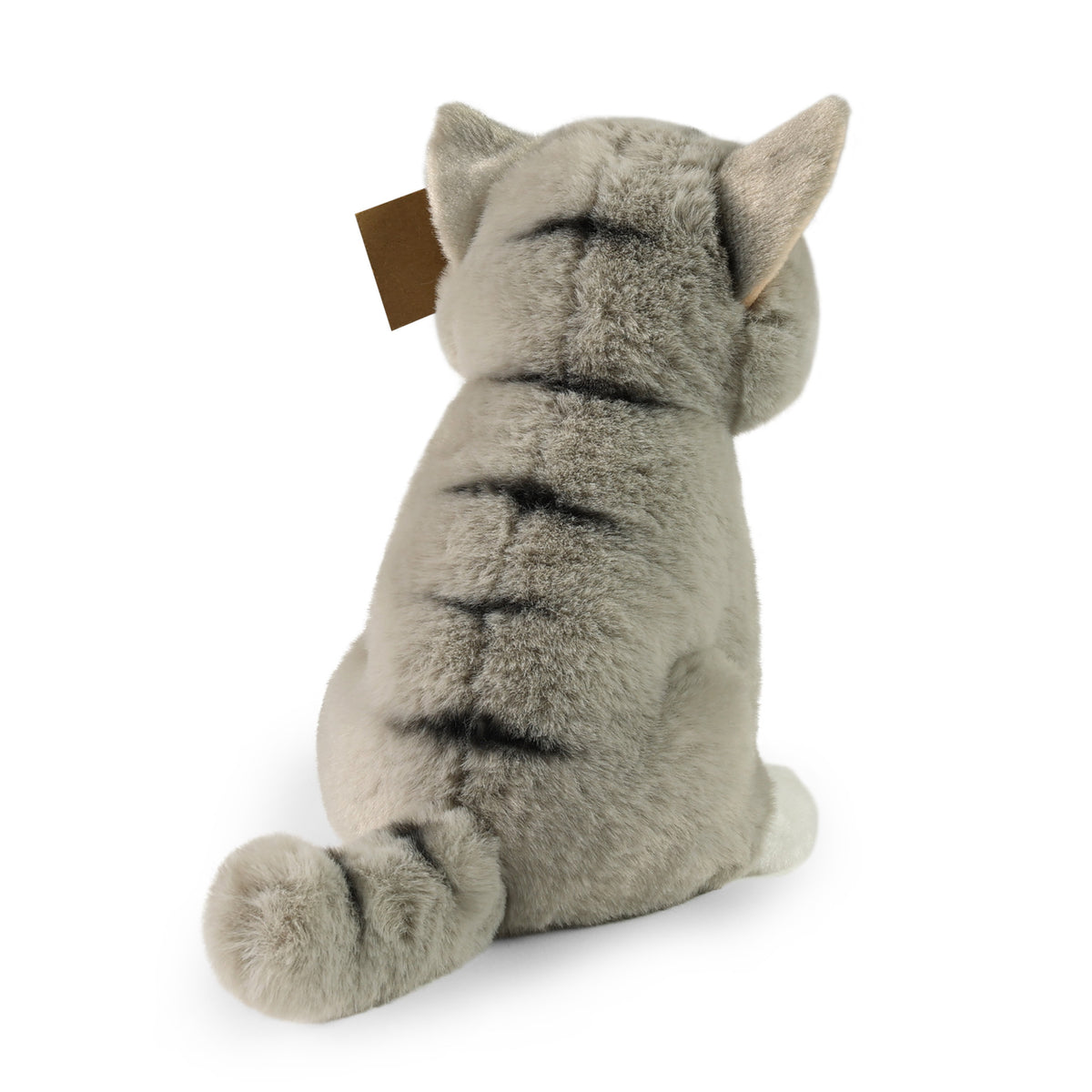 Grey Plush Cat 23 cm