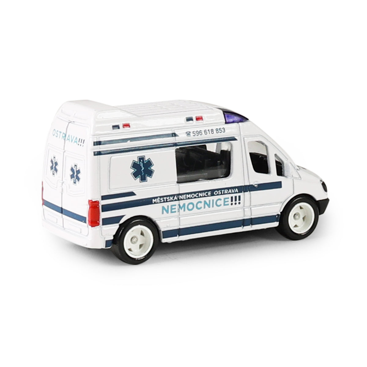 Metal ambulance Ostrava City Hospital 7 cm / Městská nemocnice Ostrava