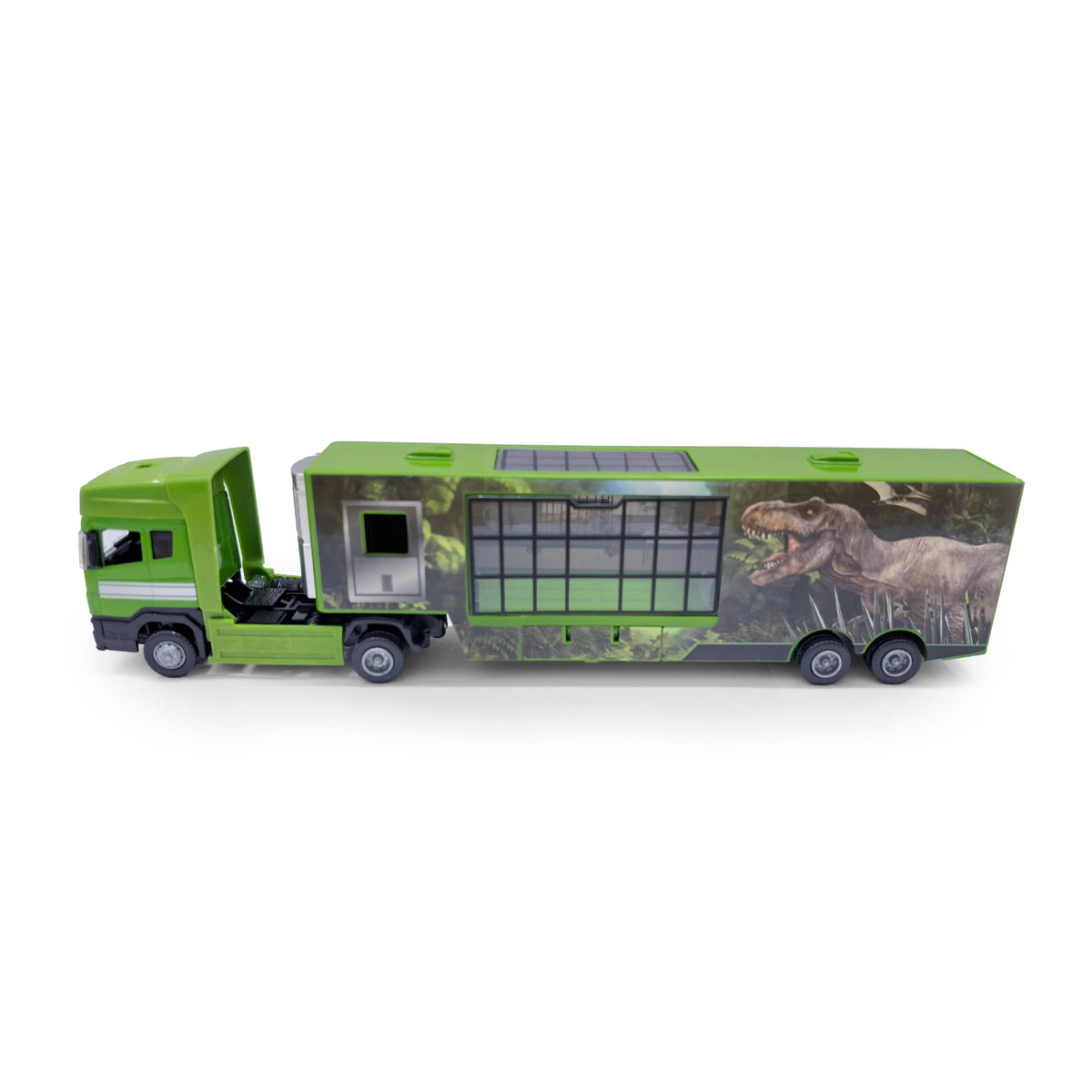 Metal and plastic dinosaur truck 32 cm