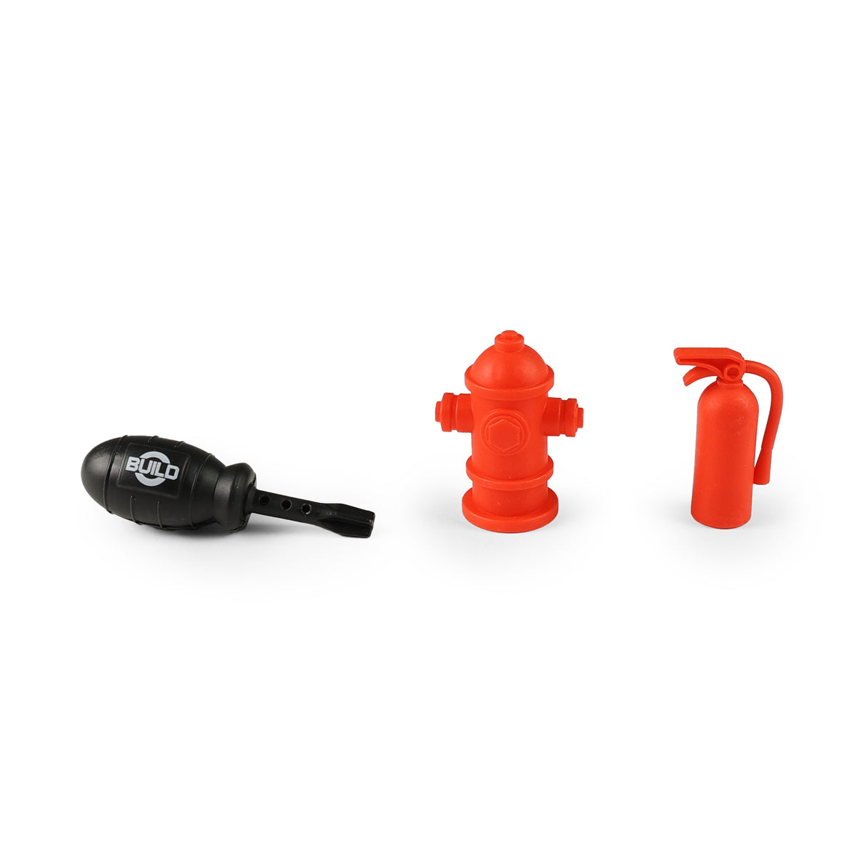Screw-together fire trucks with accessories 11 cm