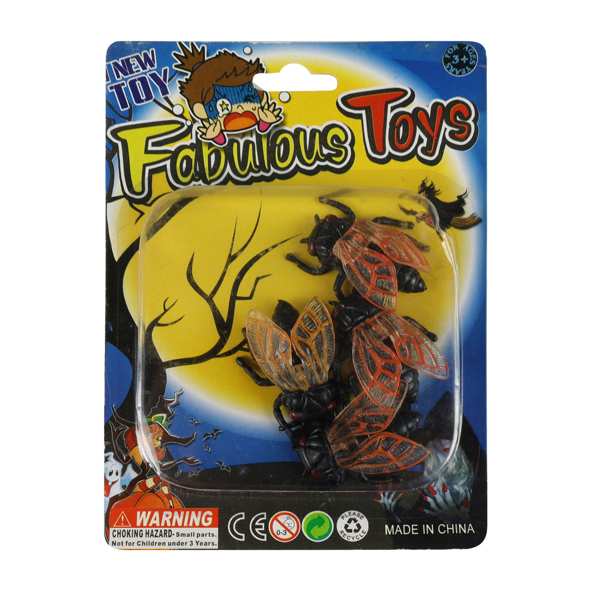Halloween fly decorations 4 pcs