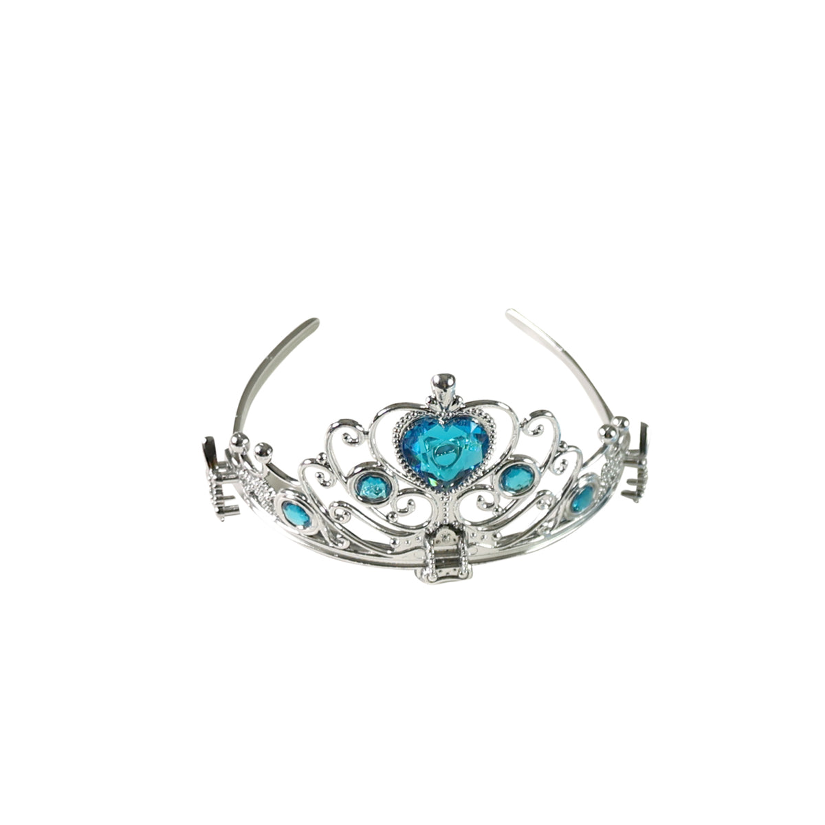 Princess costume set with shoes and accessories, blue