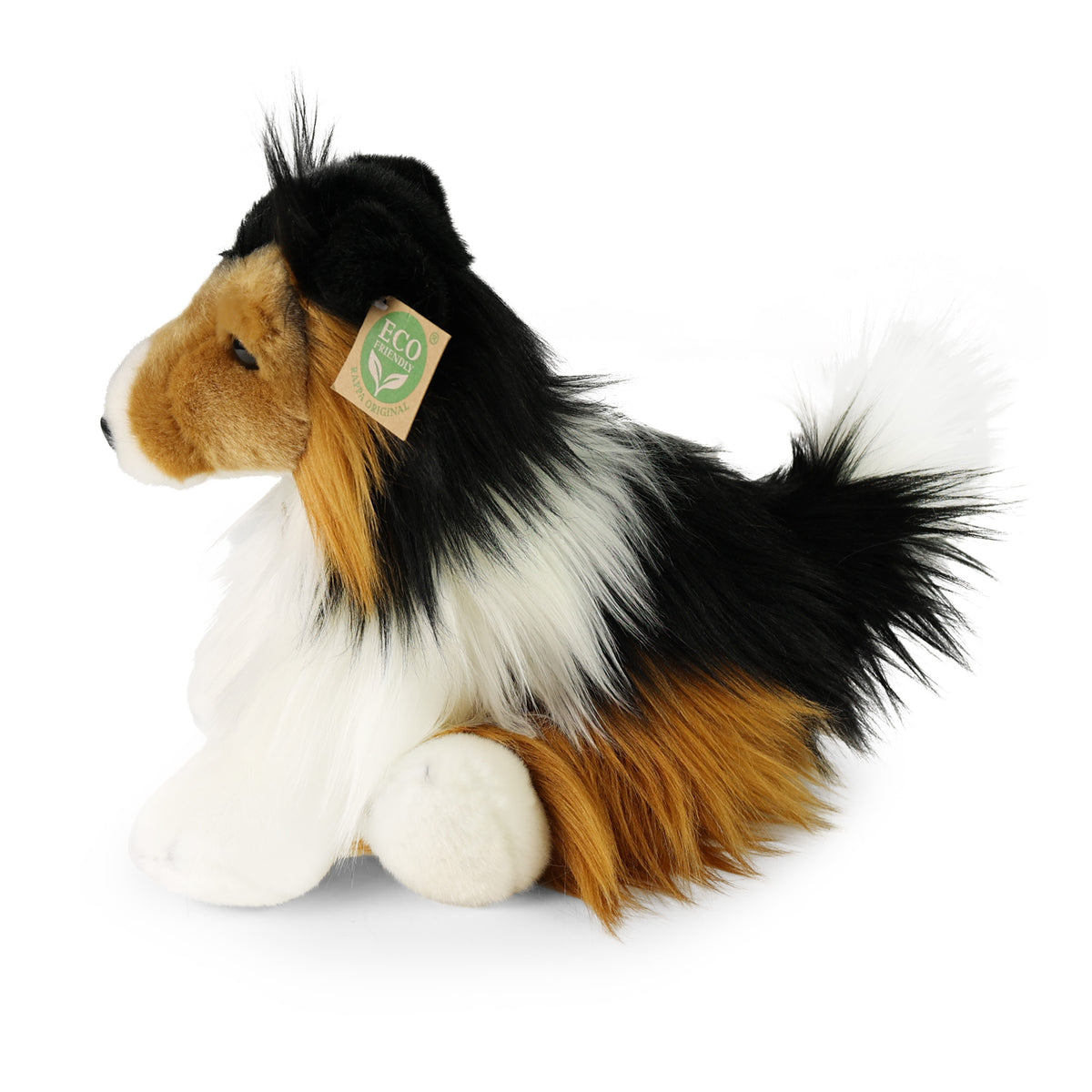 Plush Long-Haired Collie Dog 28 cm