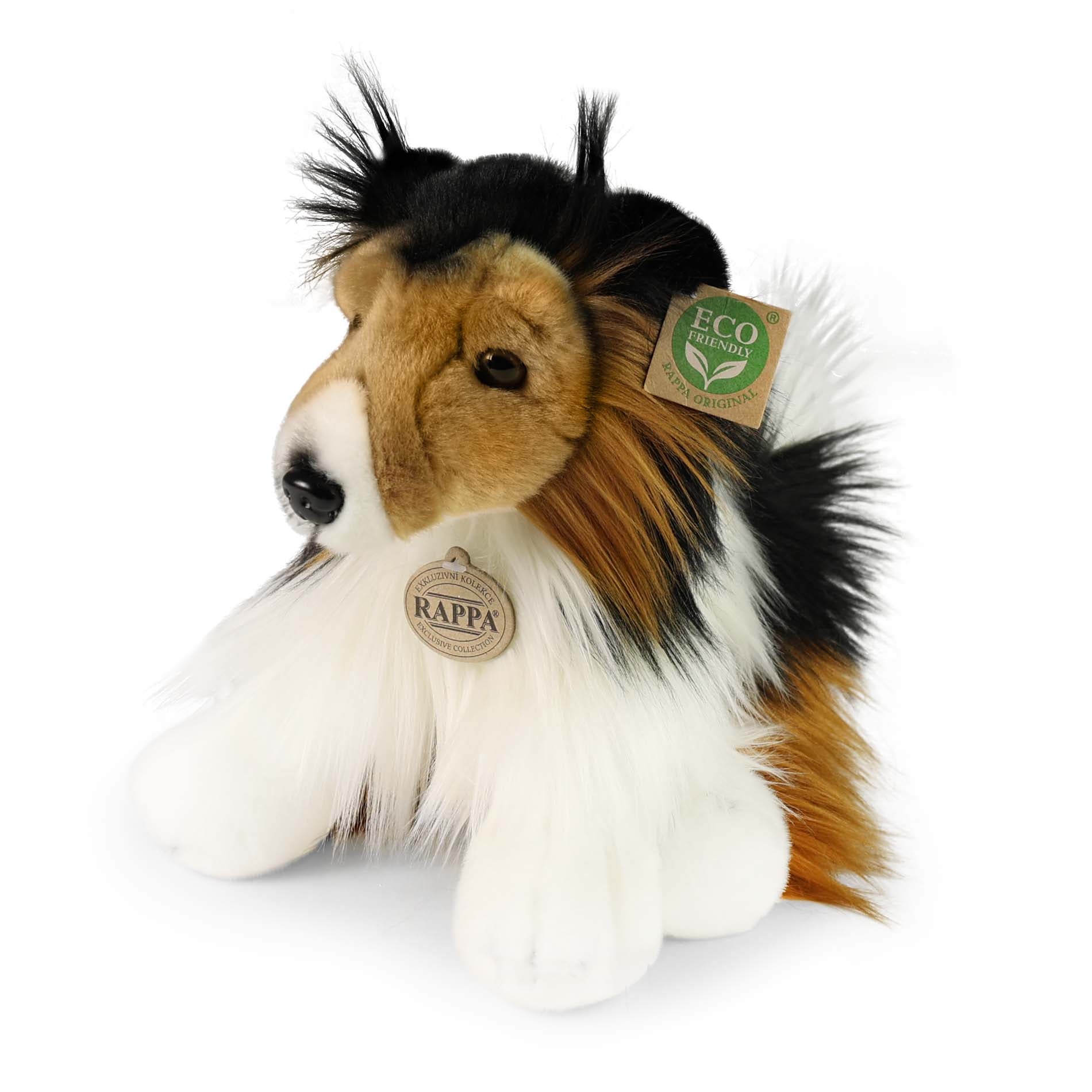 Plush Long-Haired Collie Dog 28 cm