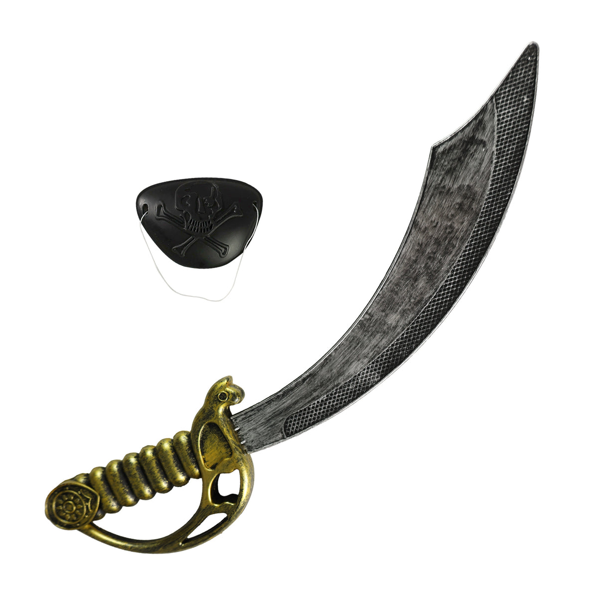 Pirate sword with eye patch 46 cm