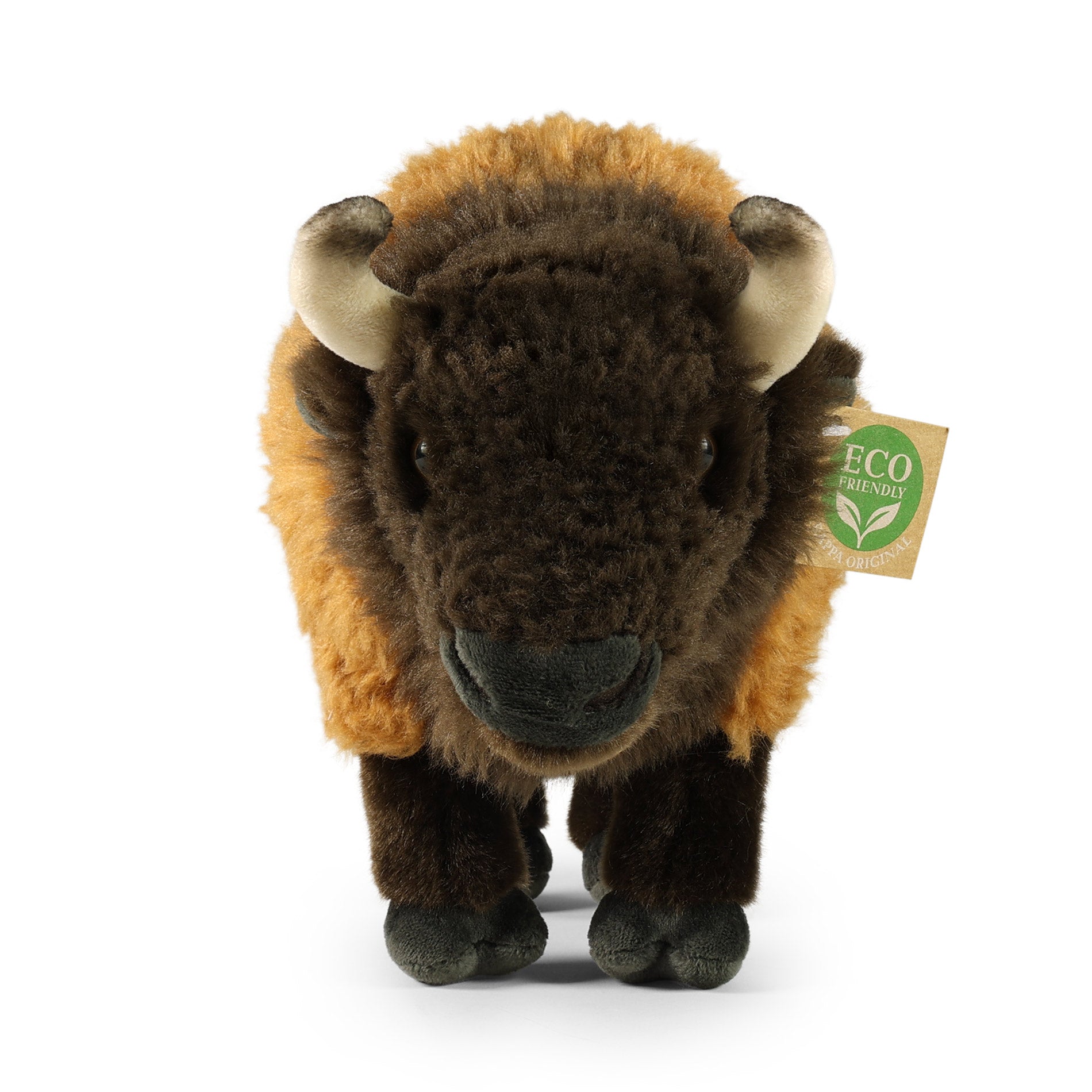 Plush European bison 30 cm