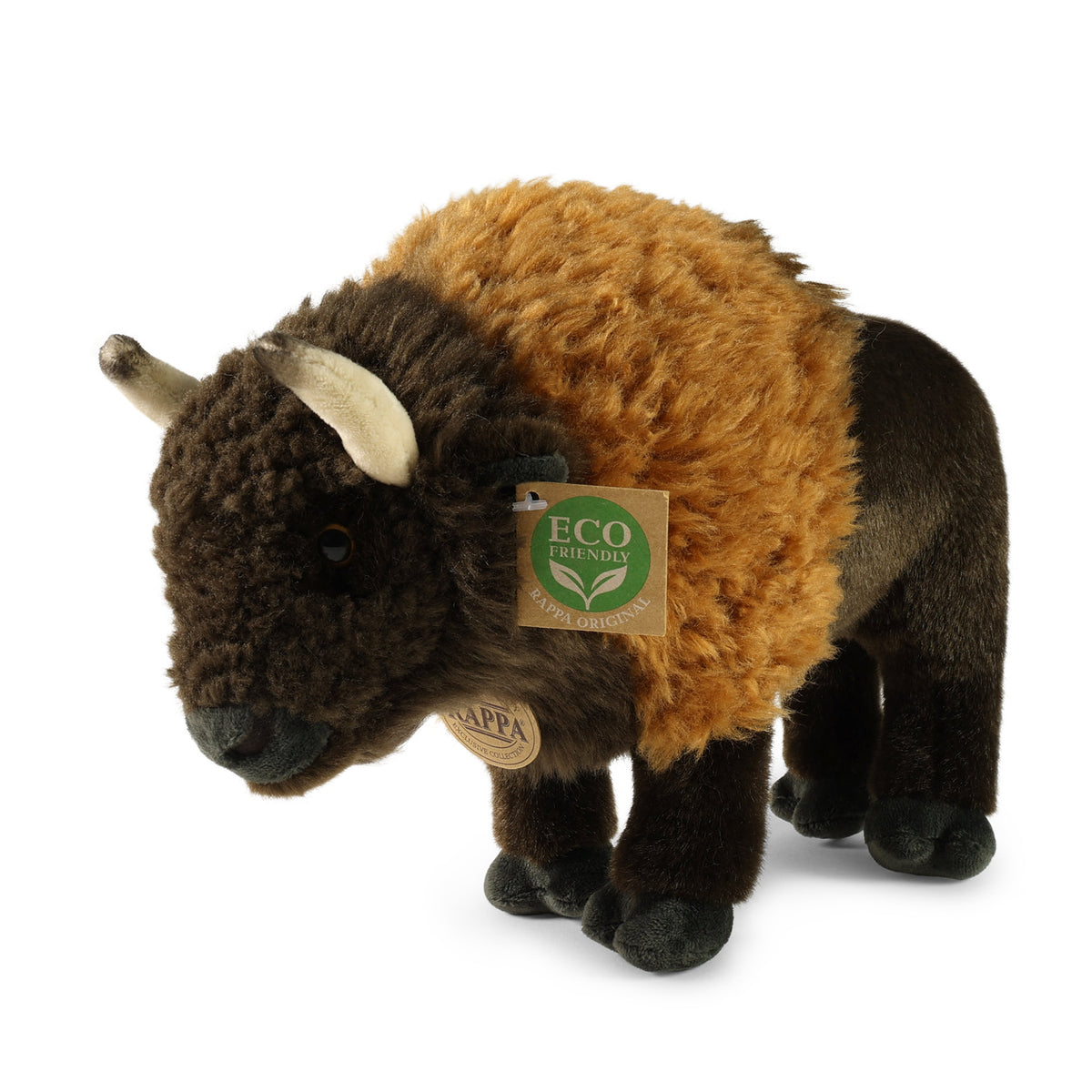 Plush European bison 30 cm