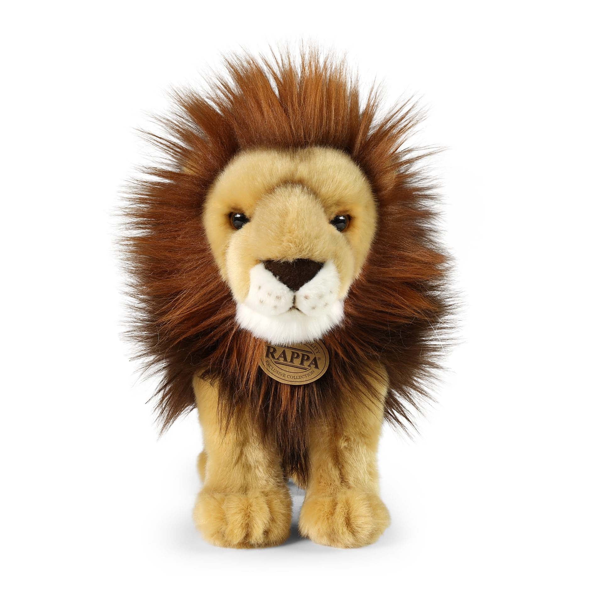 Standing plush lion 28 cm