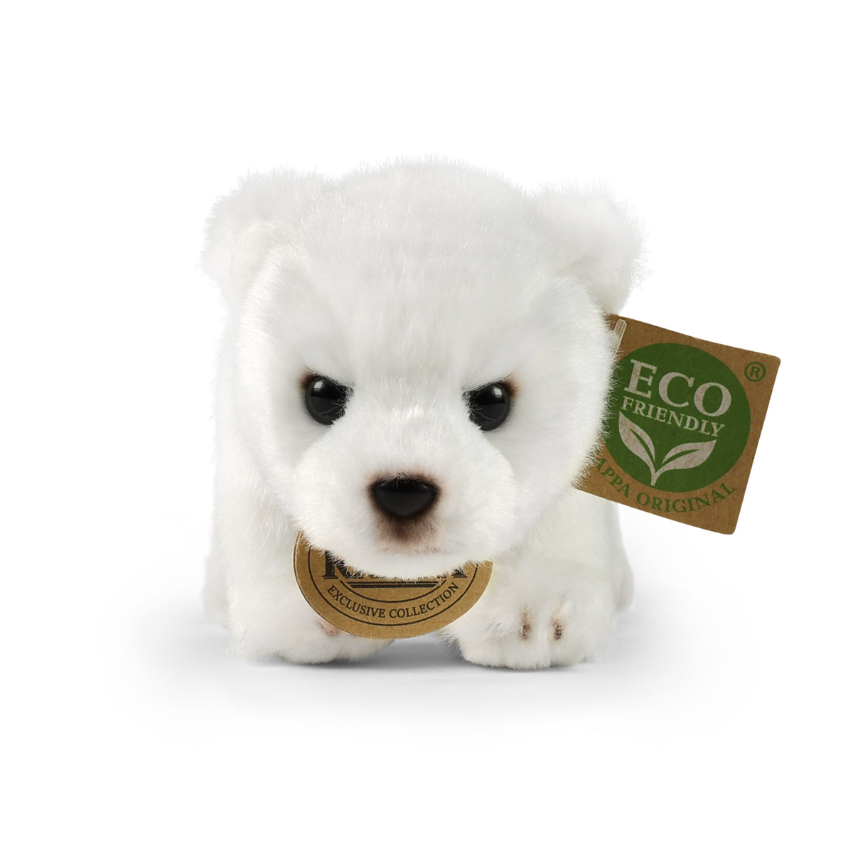 Standing plush polar bear 19 cm