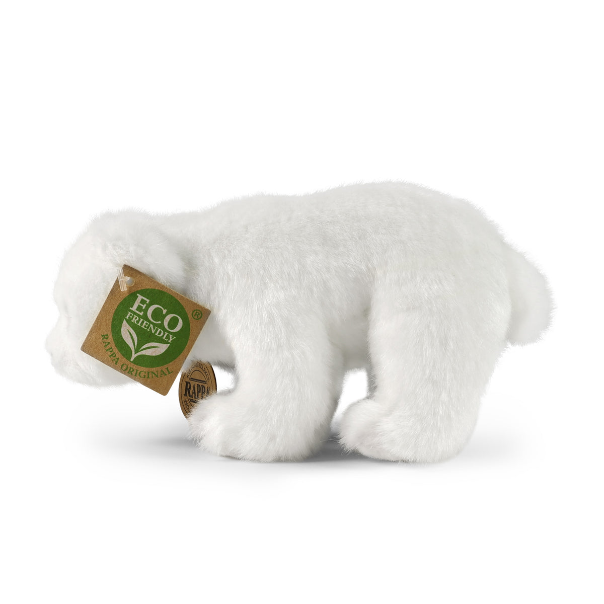 Standing plush polar bear 19 cm