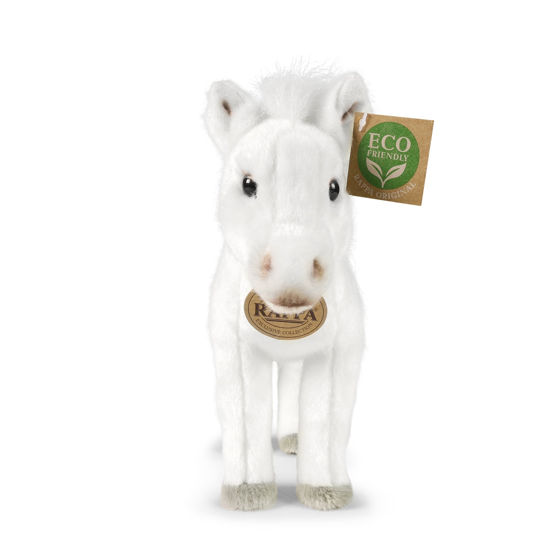 Plush white horse 24 cm