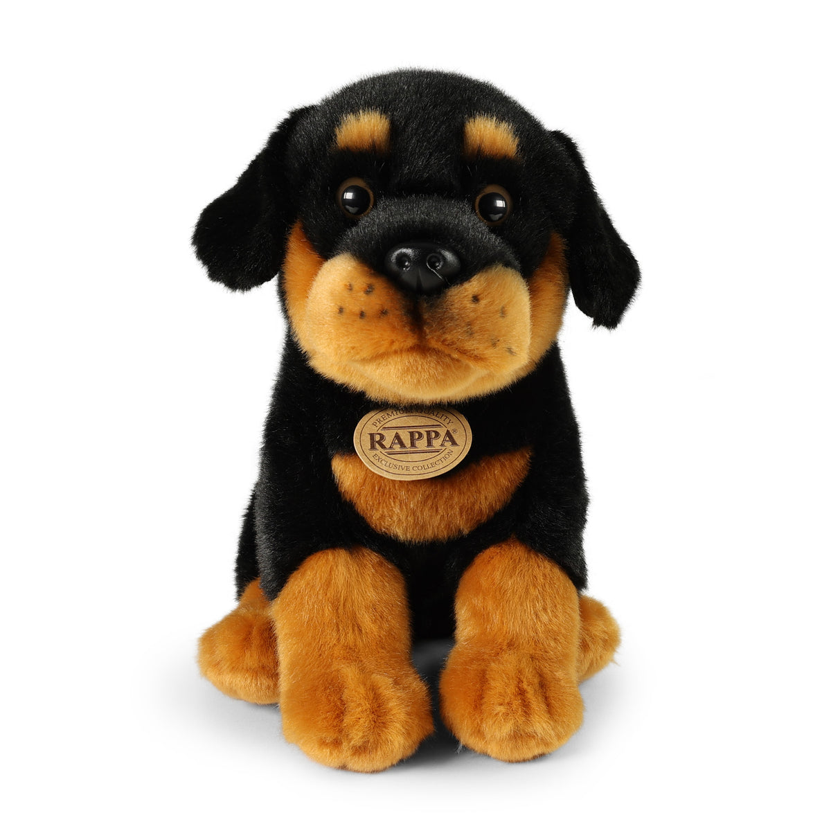 Plush Seated Rottweiler Dog 30 cm