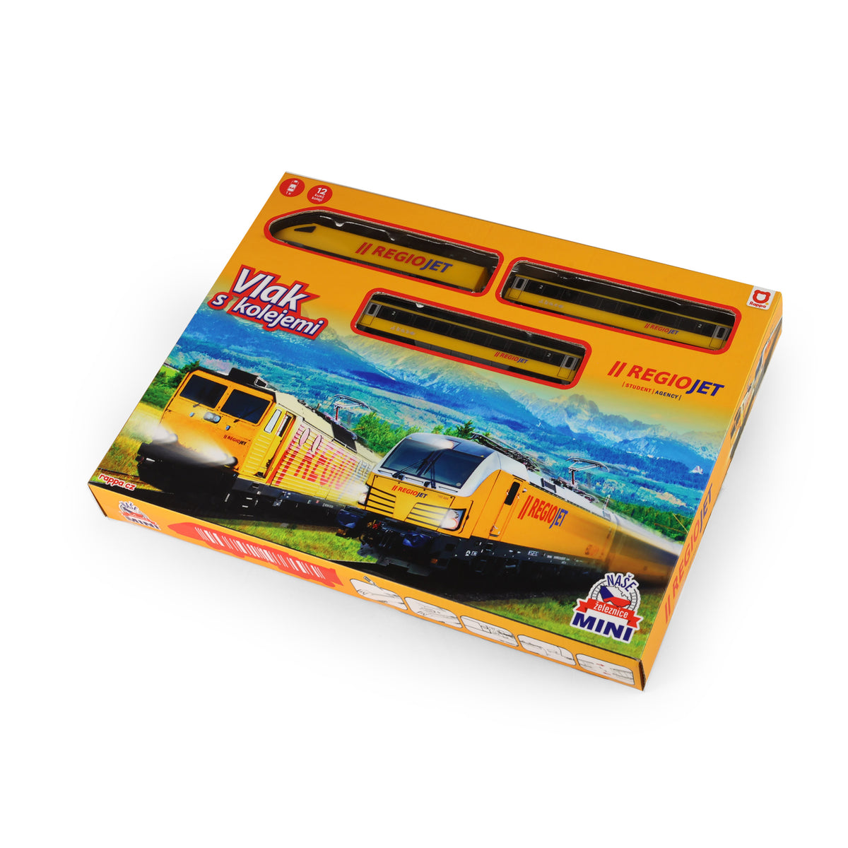 RegioJet train set MINI battery operated / Naše železnice