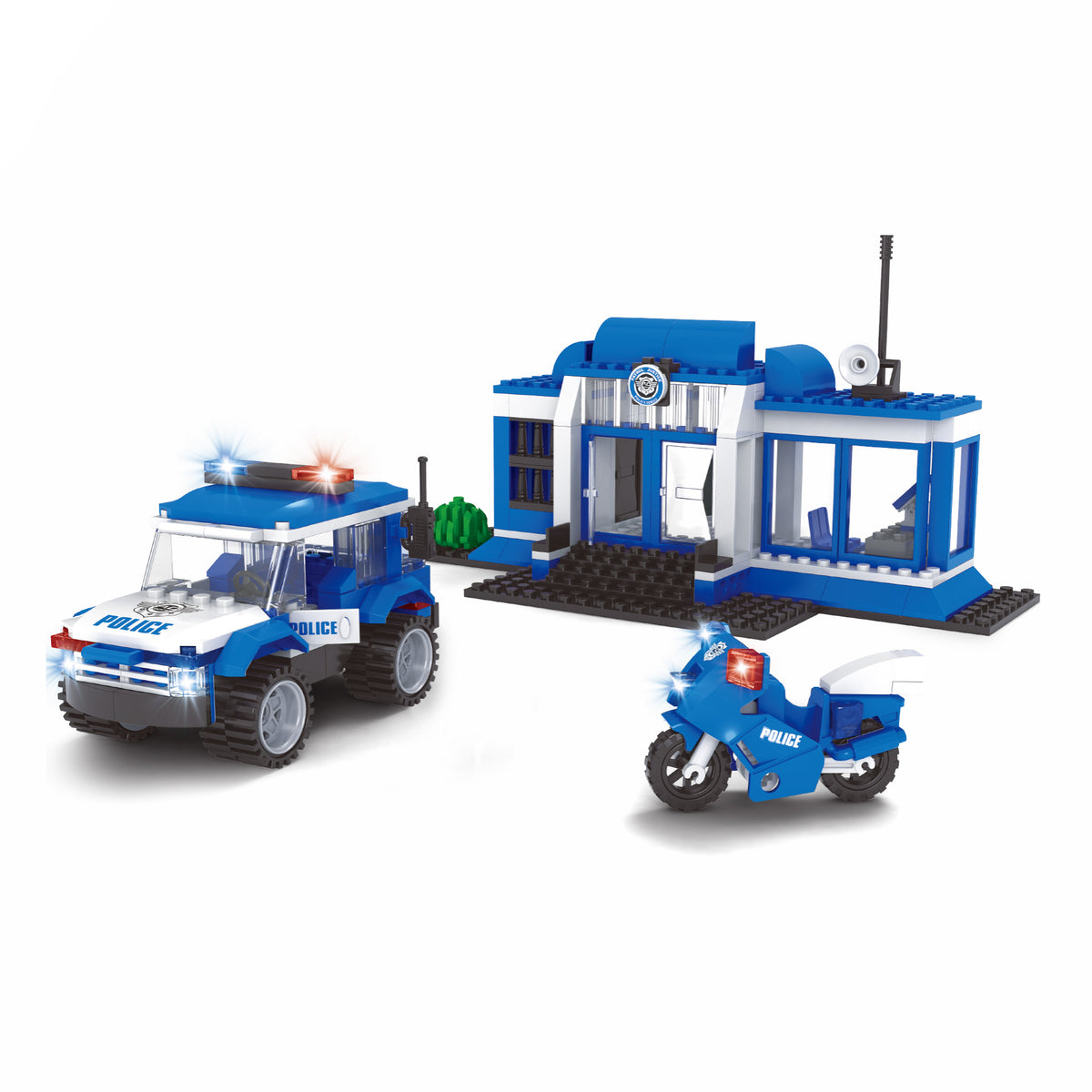 BLOXO building blocks police station 194 pcs