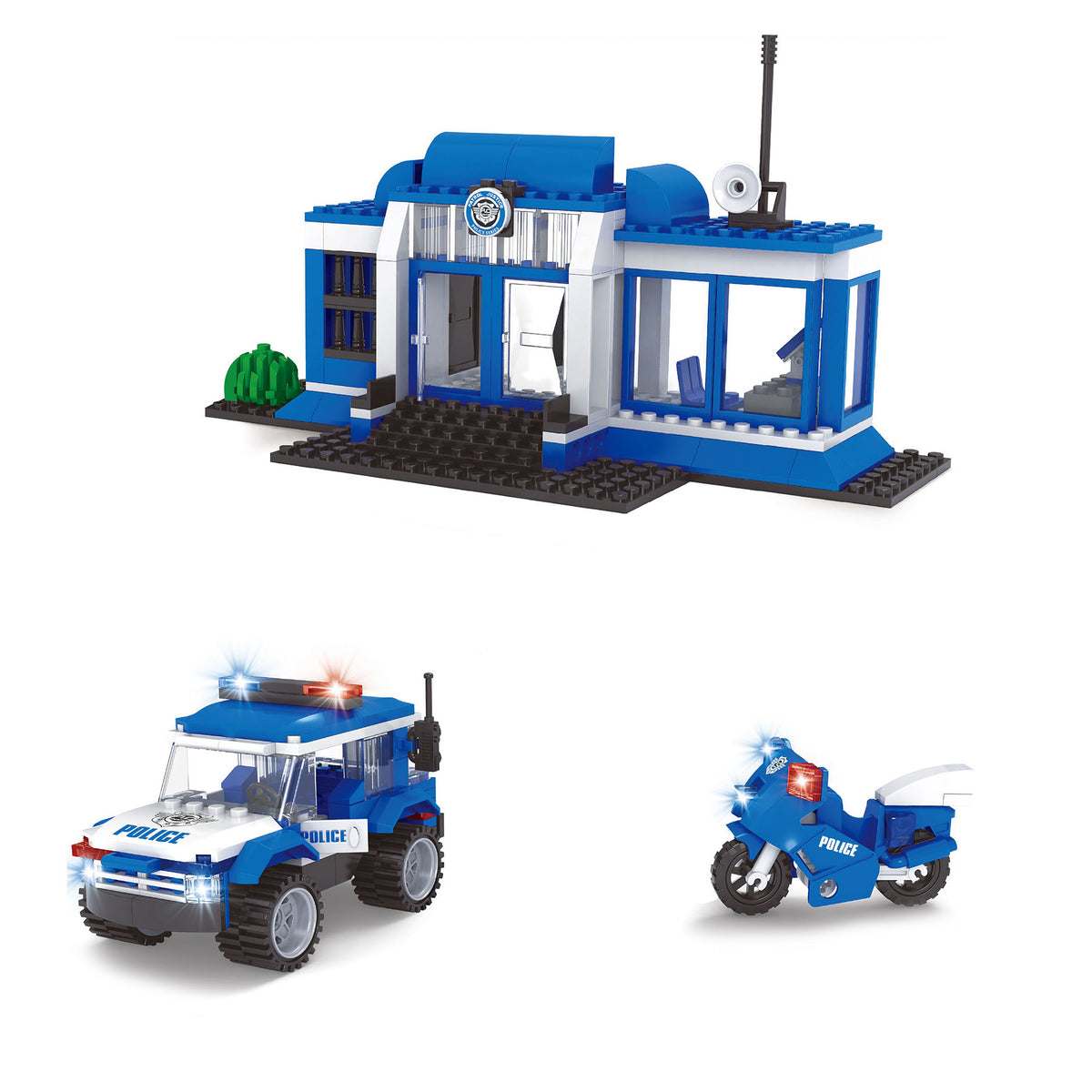 BLOXO building blocks police station 194 pcs