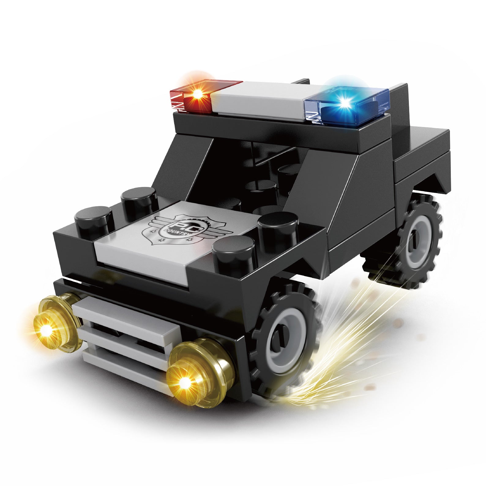 BLOXO building set police car 31 pieces