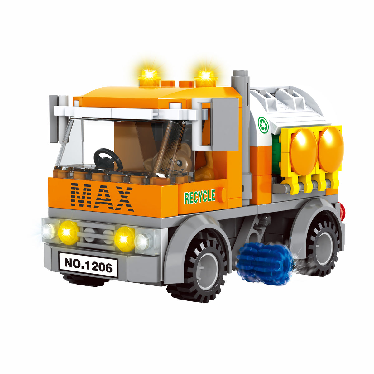 BLOXO building set garbage truck 157 pcs