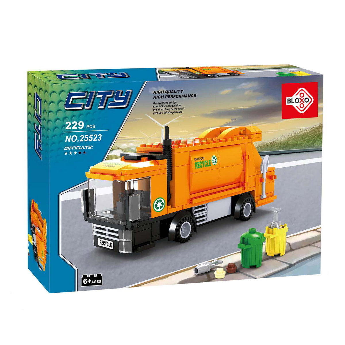 BLOXO building blocks garbage truck 209 pcs
