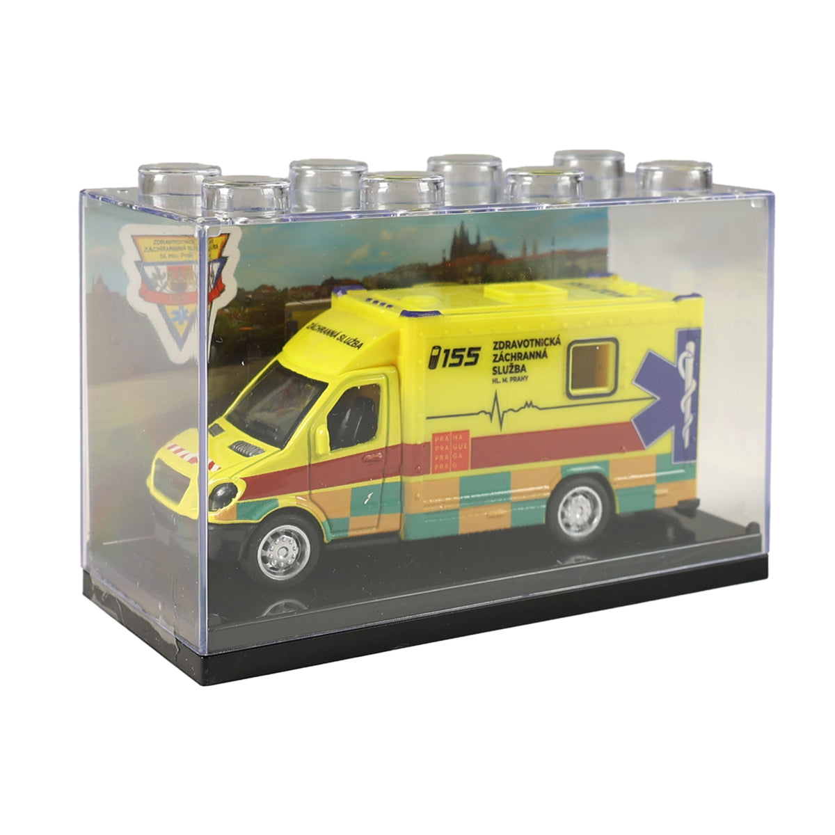 Metal ambulance Prague Emergency Medical Service 10 cm / Zdravotnická záchranná služba hl. m. Prahy