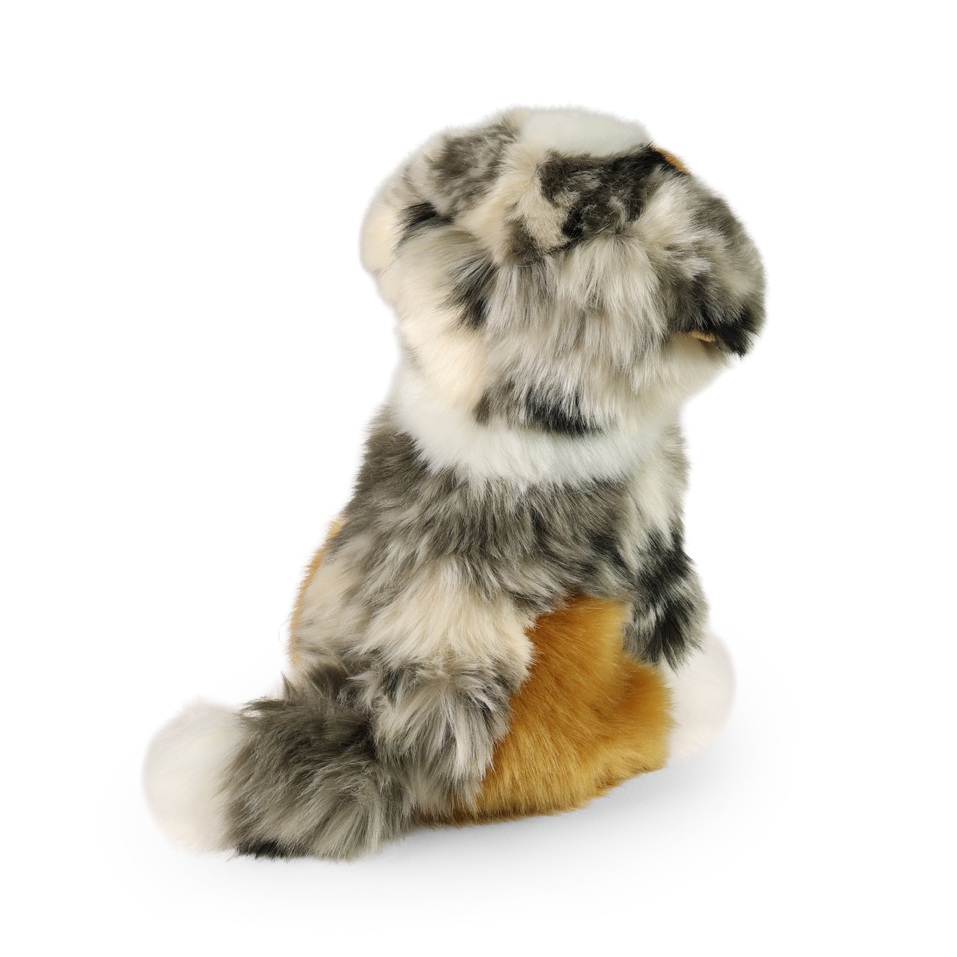 Plush dog Australian shepherd 20 cm eco-friendly