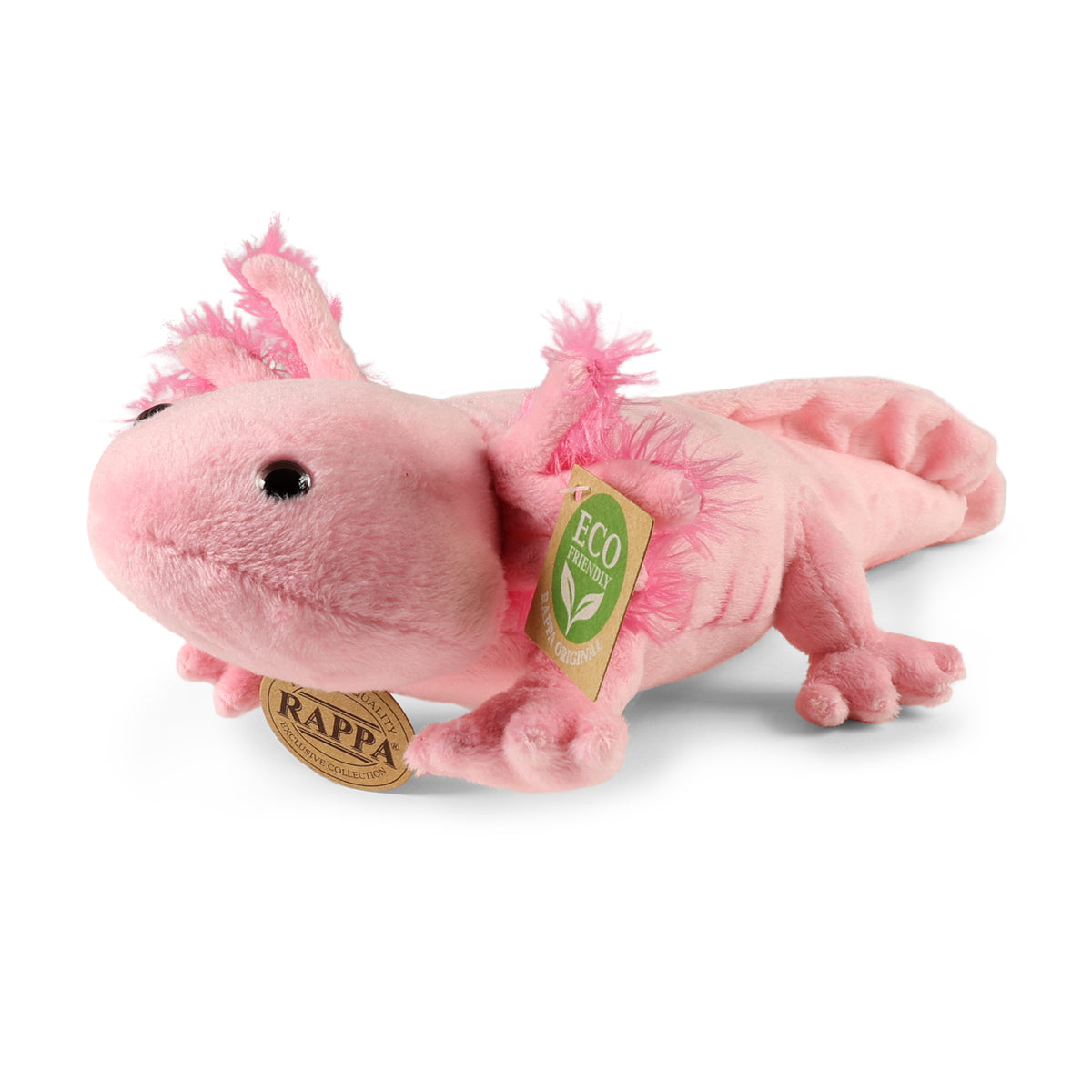 Eco-friendly plush axolotl 34 cm