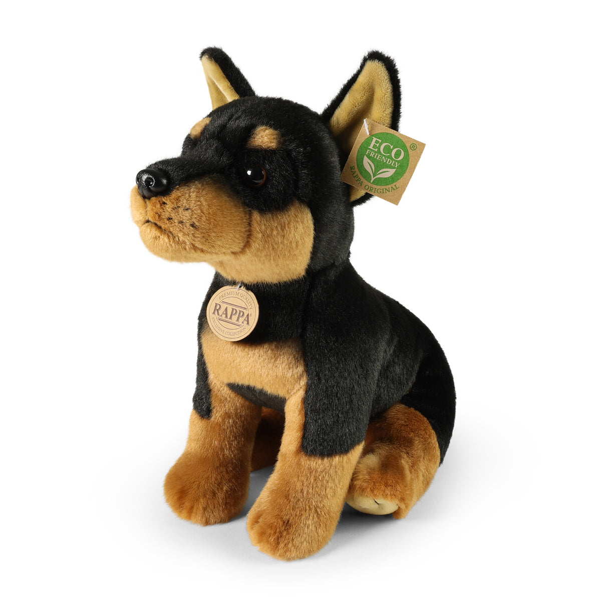 Plush Doberman dog 30 cm
