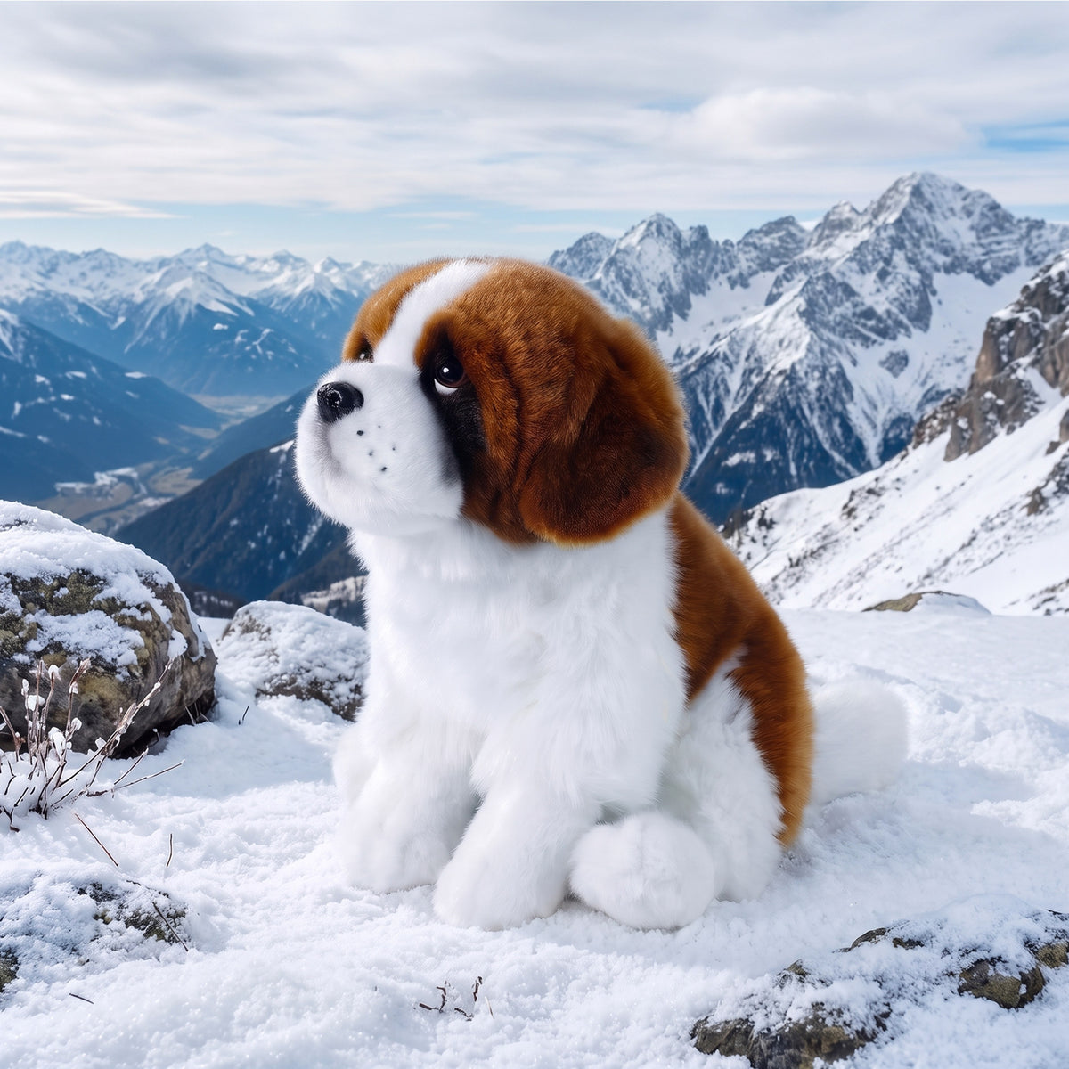 Plush Saint Bernard 28 cm