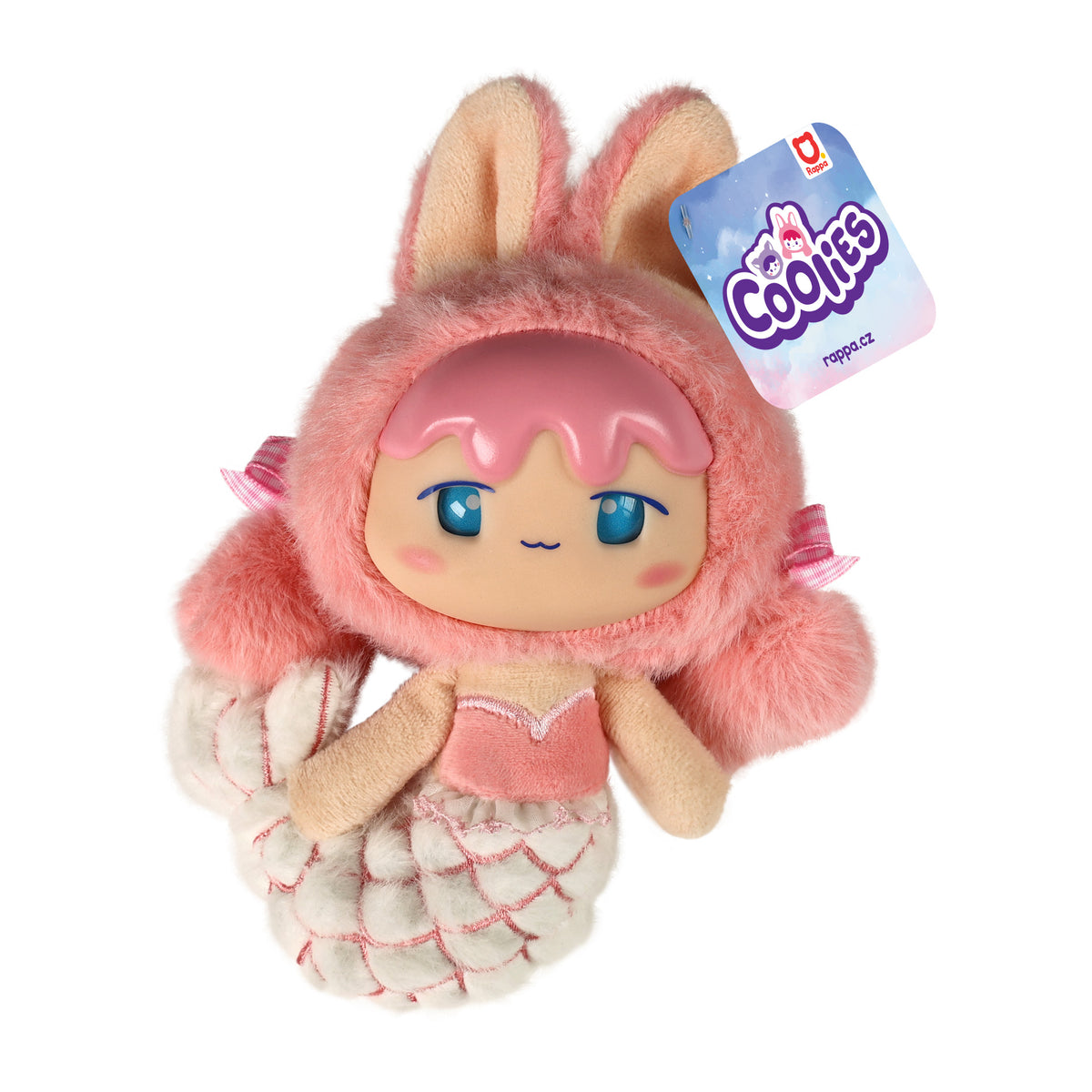 Plush mermaid doll COOLIES 15 cm