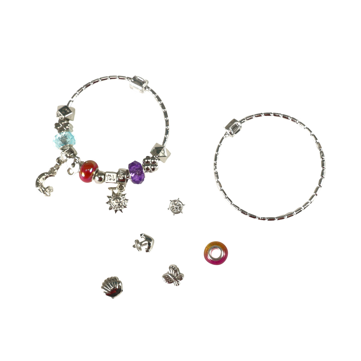 Girls' charm bracelets set of 2