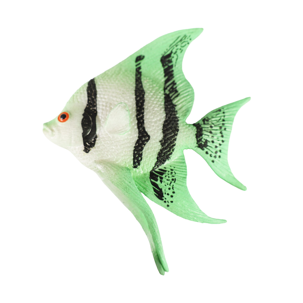 Rubber fish green 10 cm