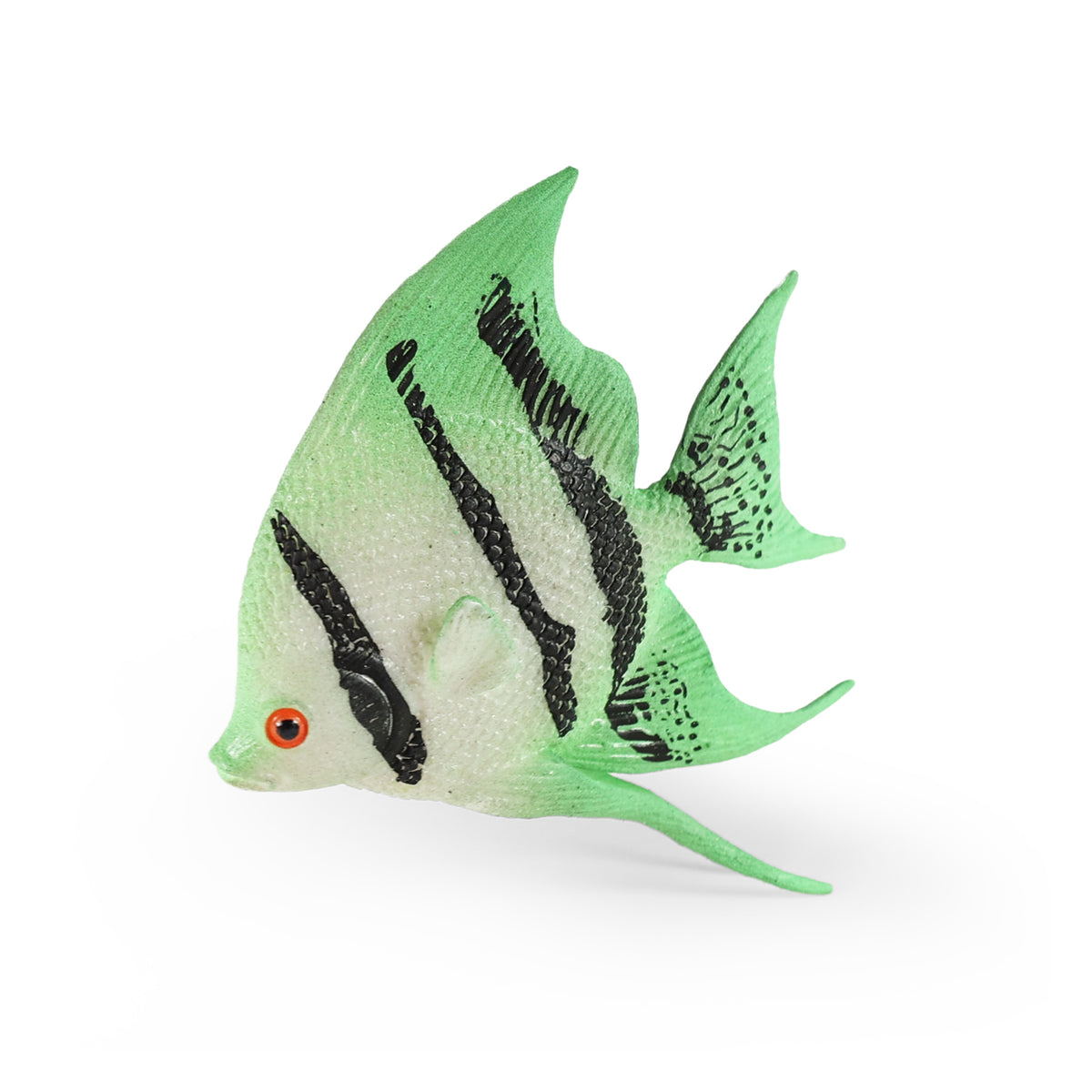 Rubber fish green 10 cm