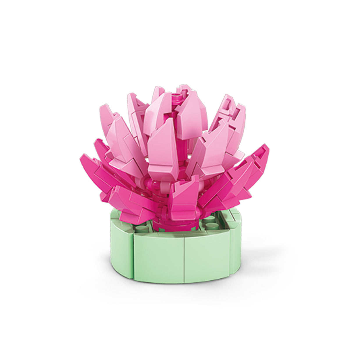 Building set flower in a pot