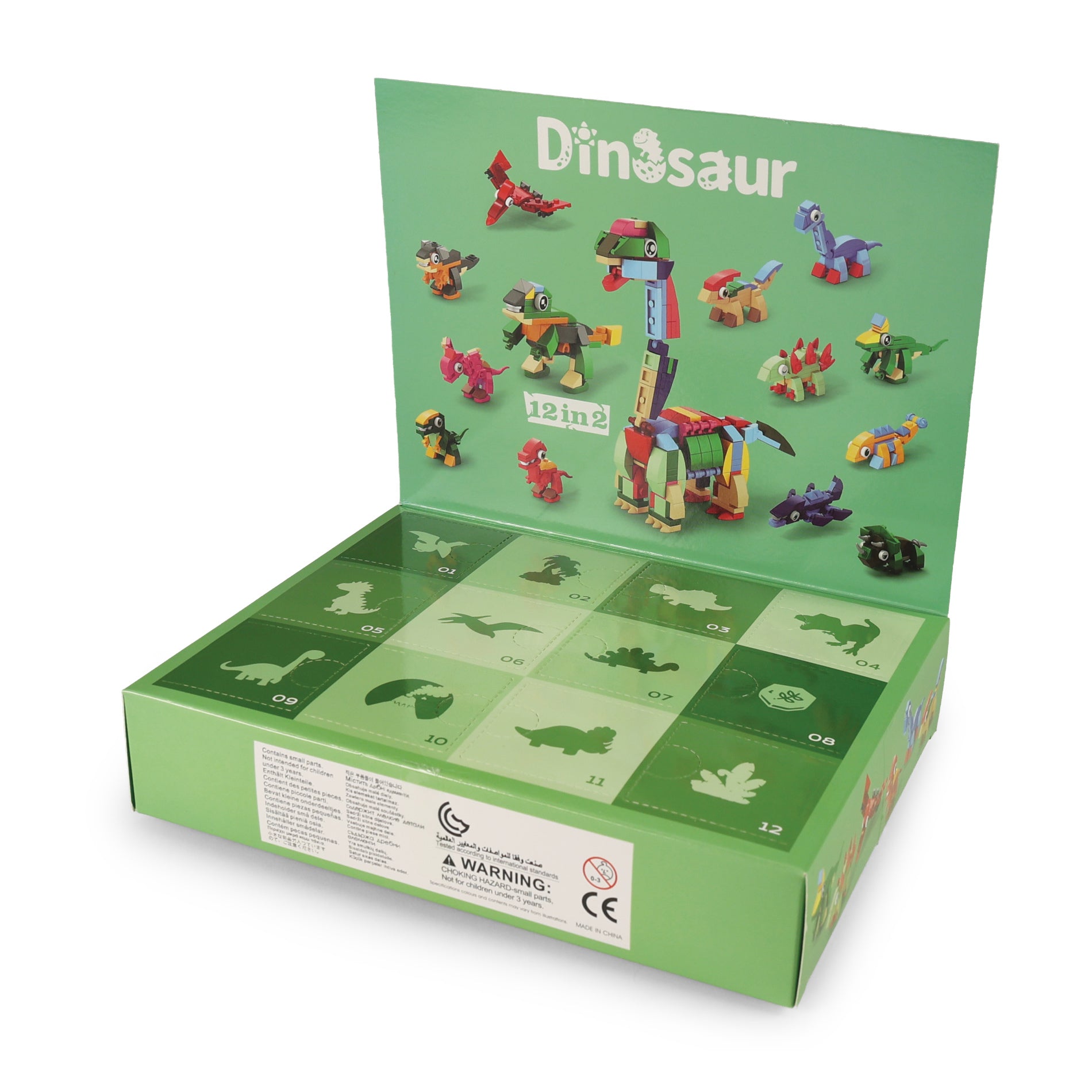Dinosaur building set 12 models