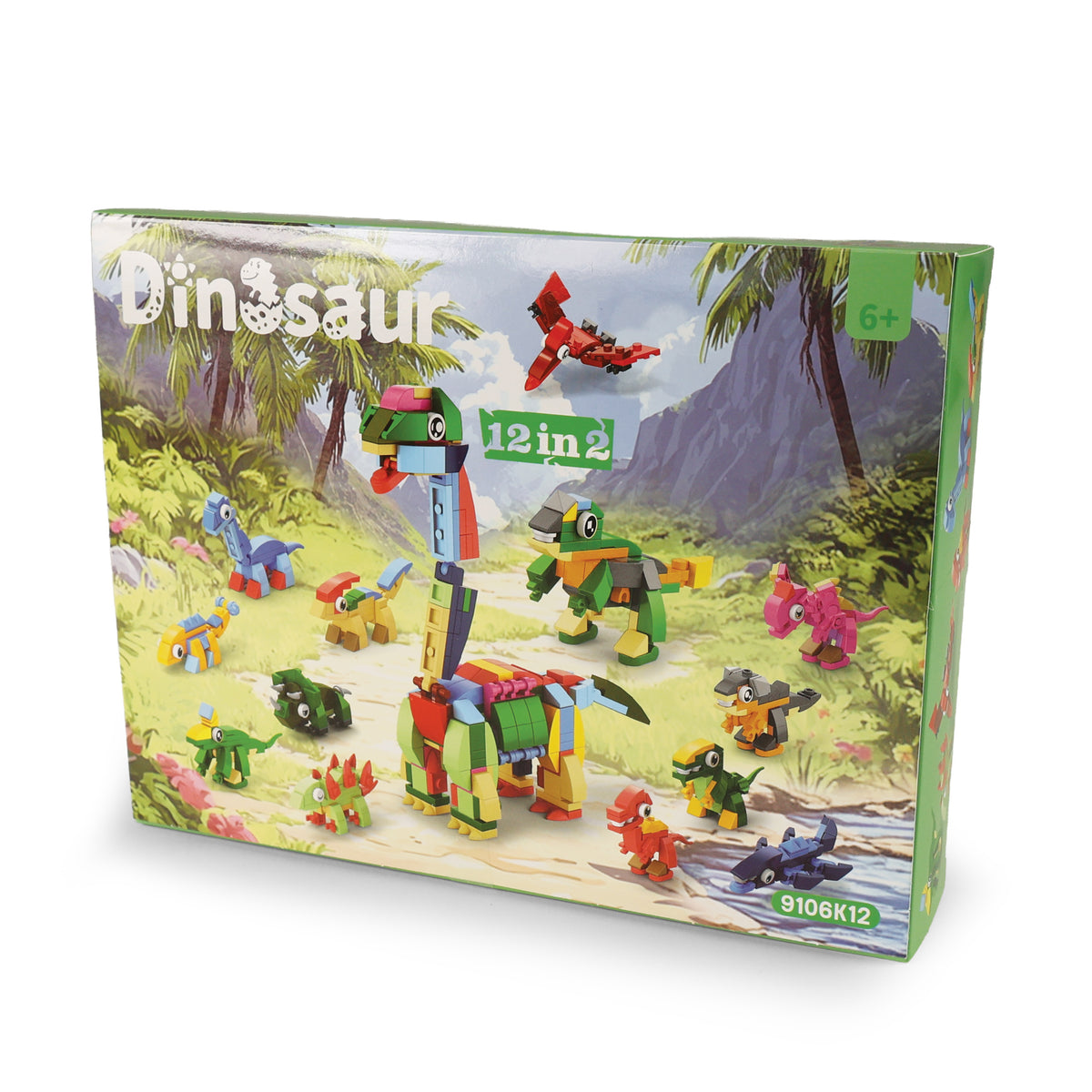 Dinosaur building set 12 models