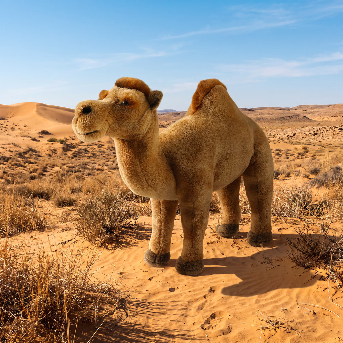 Plush dromedary camel 27 cm