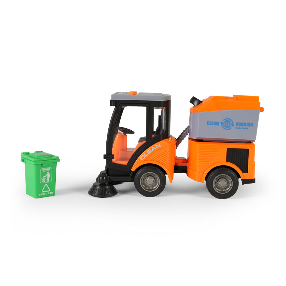 Toy cleaning vehicle with sound and lights 21 cm