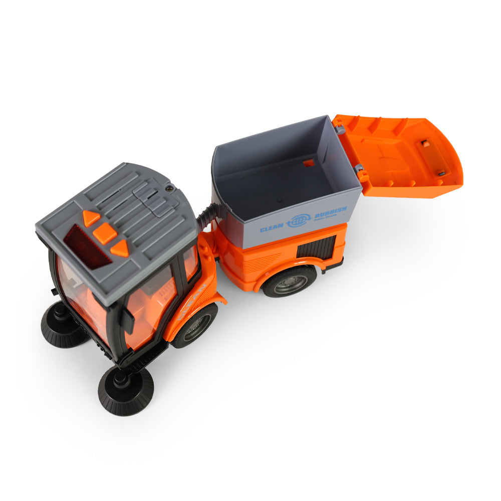 Toy cleaning vehicle with sound and lights 21 cm