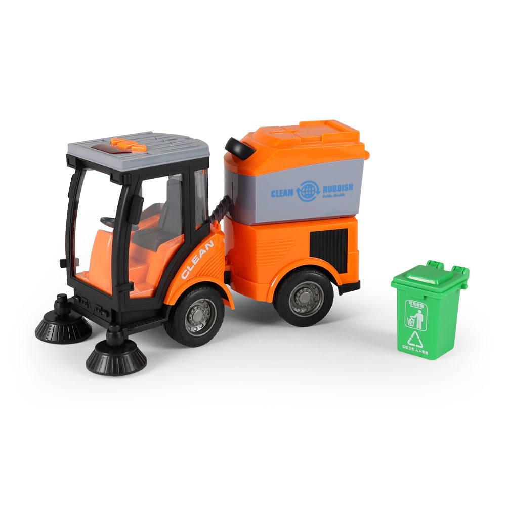 Toy cleaning vehicle with sound and lights 21 cm